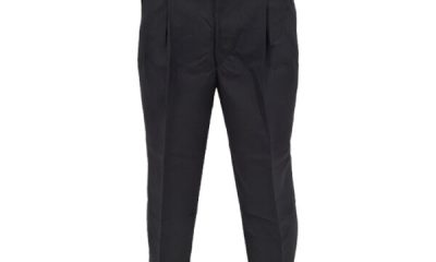 mens black trousers