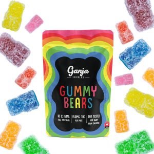 Ganja edibles sour gummy bears