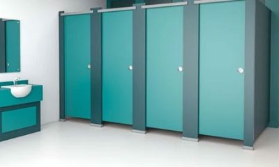 Modern toilet cubicles installed by leading manufacturers in Noida