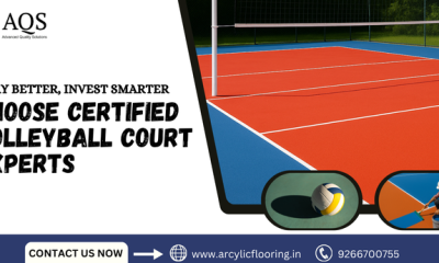 volleyball court construction