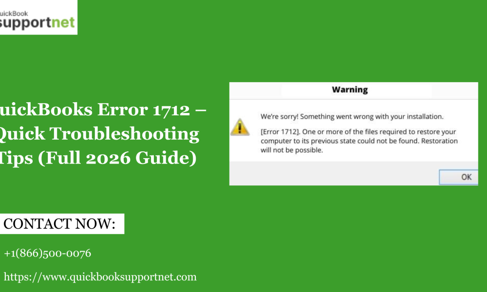 Quickbooks Error 1712