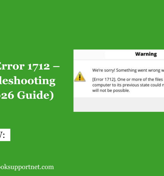 Quickbooks Error 1712