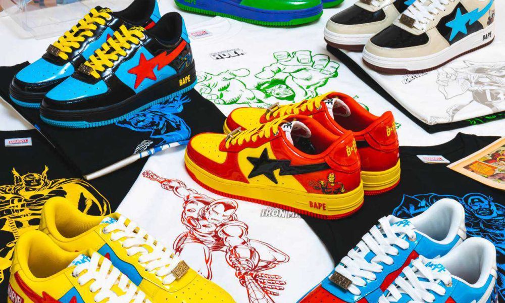 Bapesta Marvel Shoes: Streetwear Meets Superhero Style