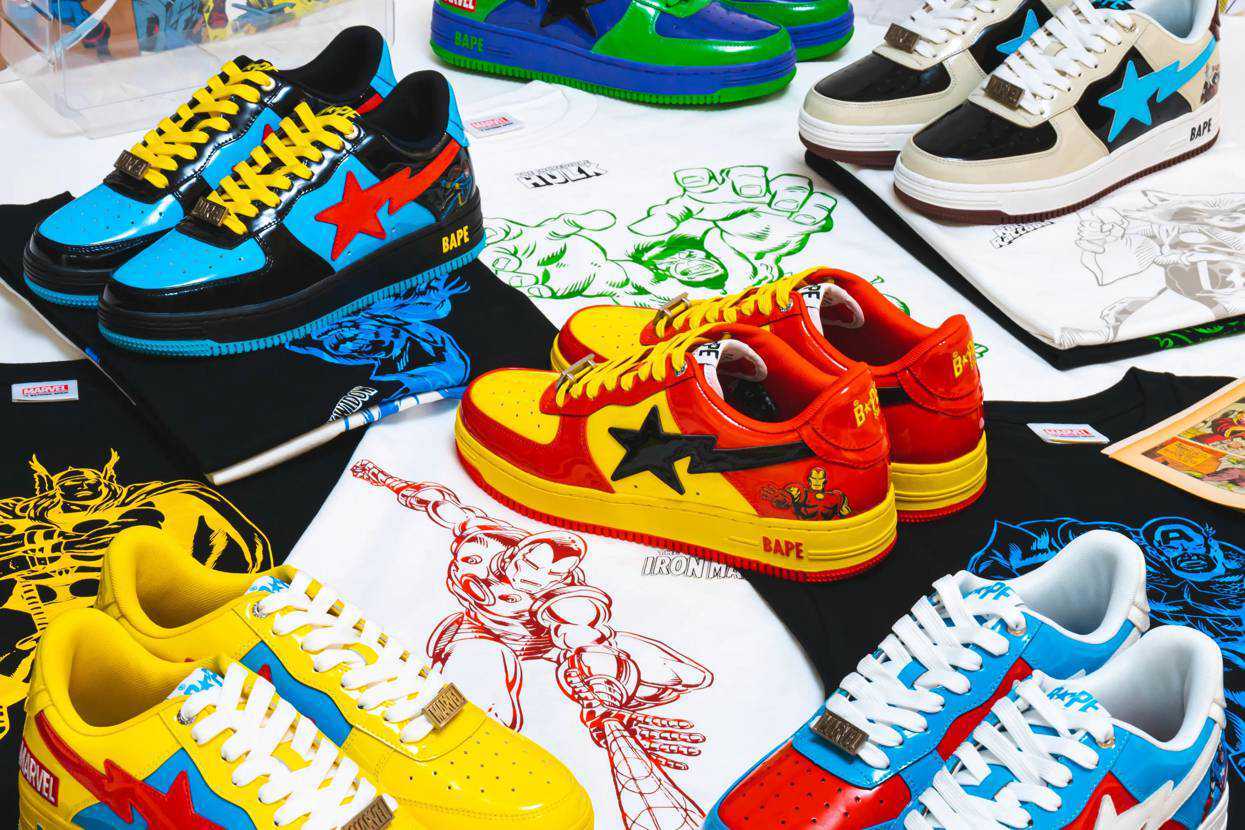 Bapesta Marvel Shoes: Streetwear Meets Superhero Style