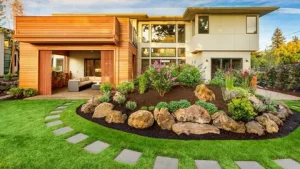 Garden landscaping