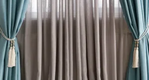 Dry cleaning curtains