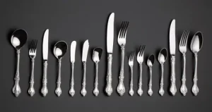 Stainless steel serveware