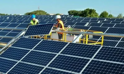 Solar panel installation