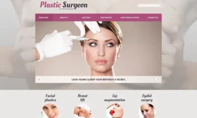 plastic surgery website design