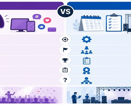 event marketing vs event management
