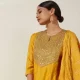 Aqua Blue Embroidered Kurta