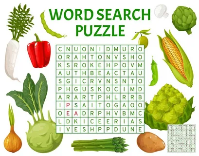 Vegetable Word Search