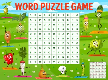 Vegetable word search