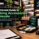Wholesale smoking accessories displayed for smoke shop retail buyers.